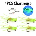 4PCS Chartreuse
