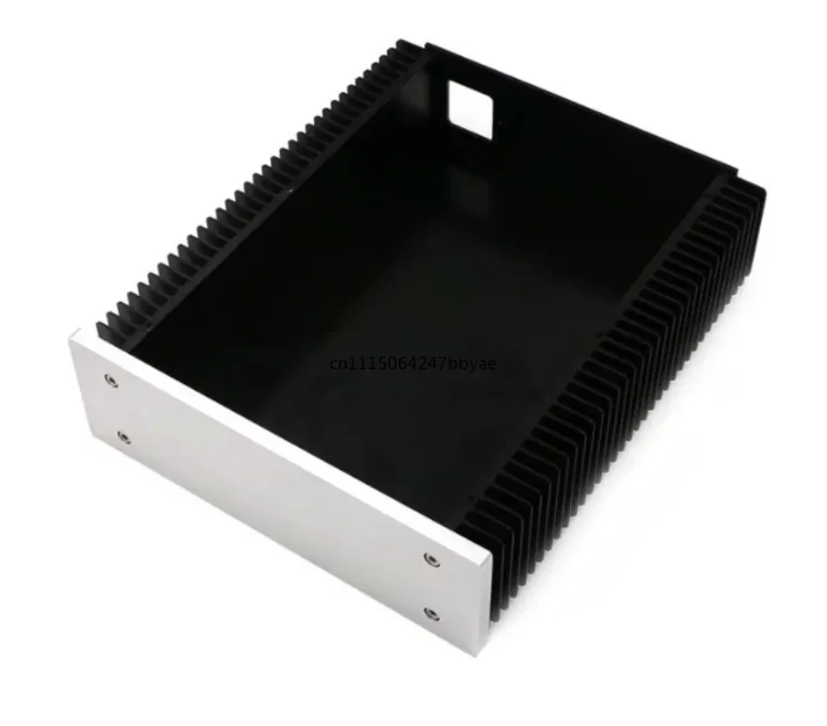 For 2107 All Aluminum DIY Audio Chassis Case With Side Heat Sinks For Amplifier DAC Headphone Amp Preamplifier