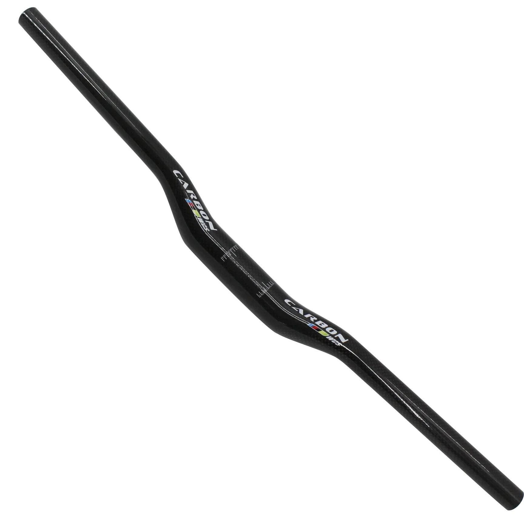 Full Carbon Fiber MTB Handlebar Flat Or Riser Carbon Handlebar 31.8 x 600/620/640/660/680/700/720/740/760mm