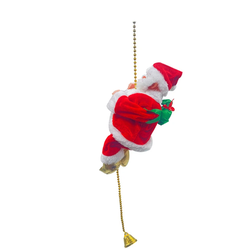 

Electric climbing rope Santa Claus climbing beads climbing double ladder Children's decorations Christmas gifts
