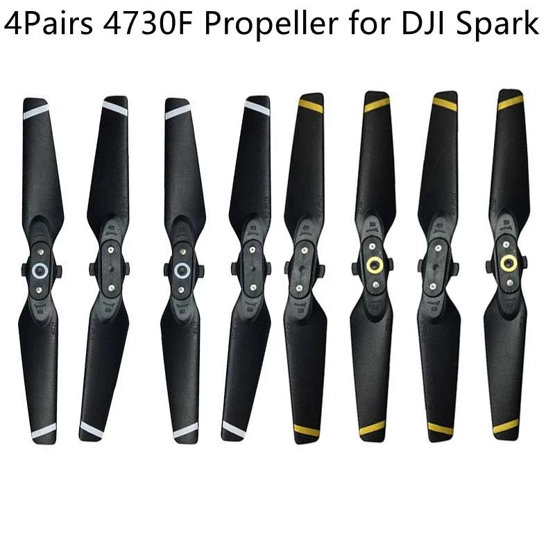 8pcs Quick-release Folding Carbon Fiber Blades Propeller for DJI Spark Drone 4730 Replacement Props Wing Spare Parts Accessories