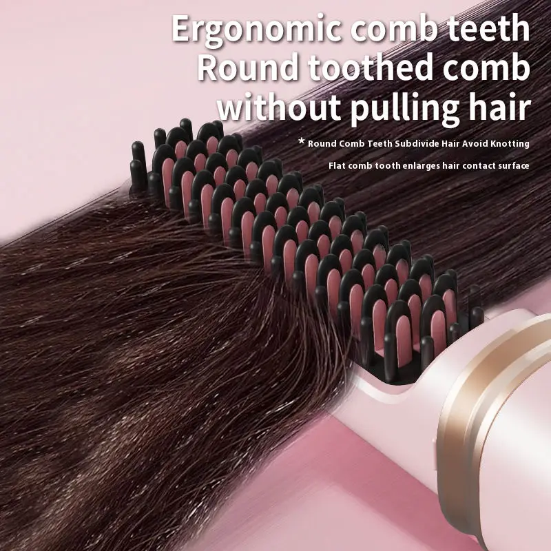 مشط تمليس الشعر المحمول بالأيونات السالبة، مشط ذكي قابل لإعادة الشحن #4