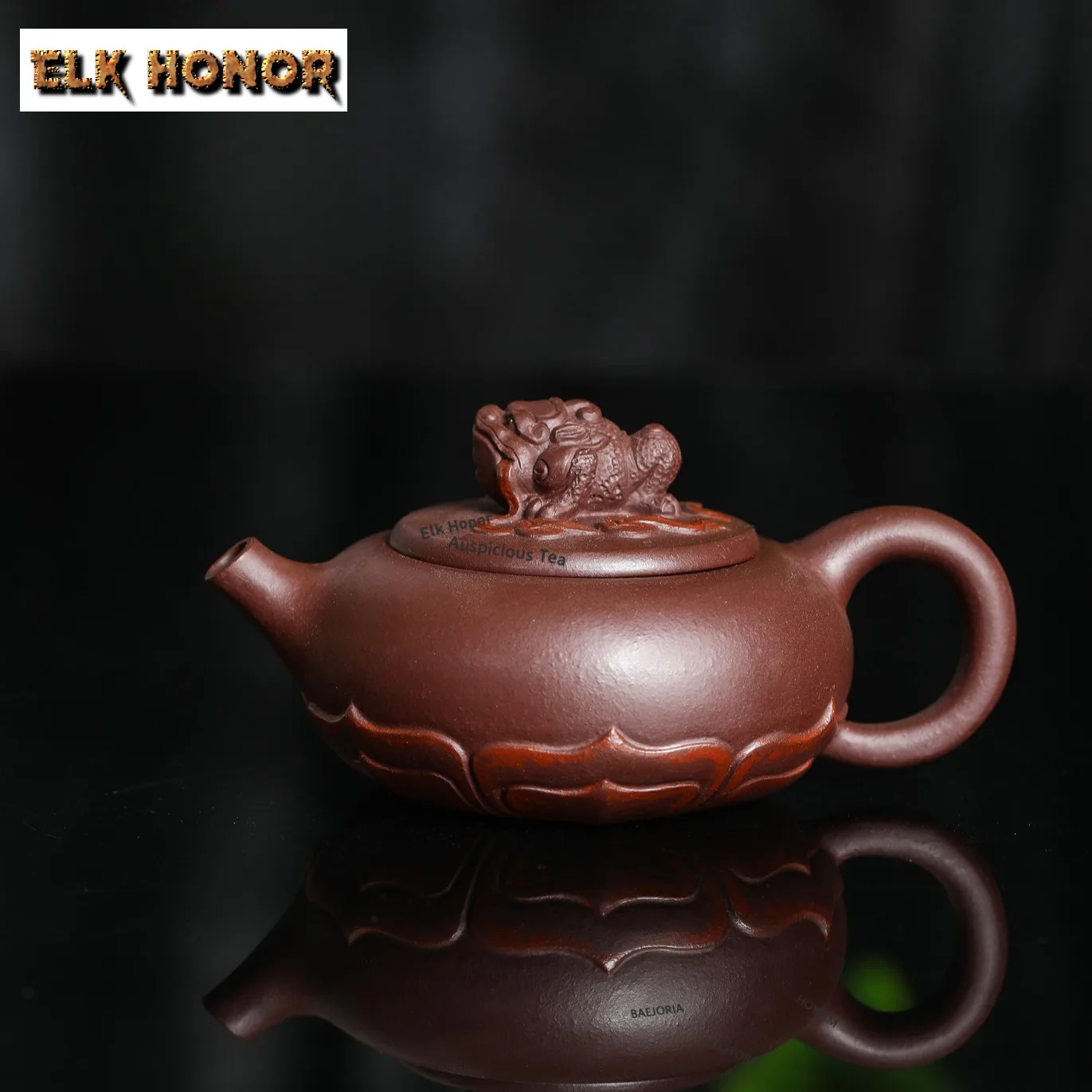150ml Yixing Purple Clay Teapots Handmade Money Drawing Pot Raw Ore Purple Mud Tea Infuser Kettle Zisha Tea Set Tableware Gift