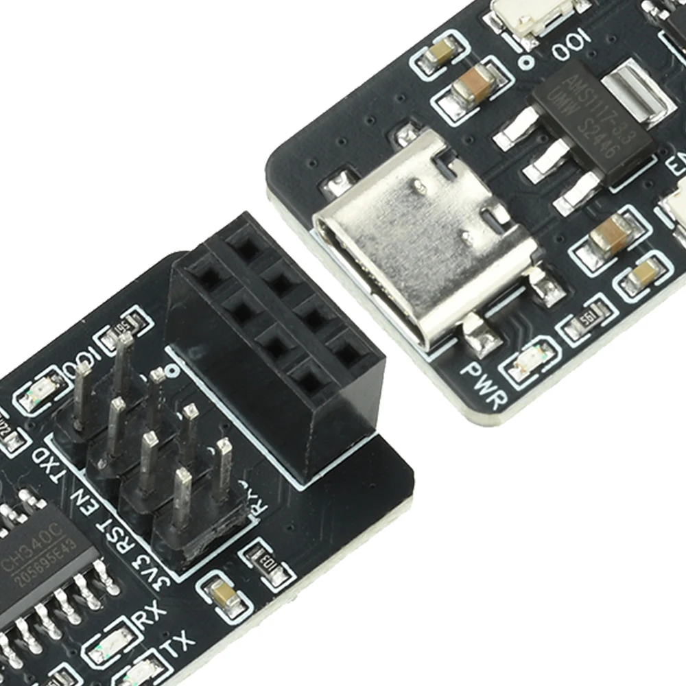 

ESP-01/01S Esp8266 Serial Port To Wifi Module Adapter Board Wireless Transparent Transmission Module CH340 Type C