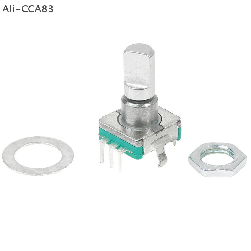 HMA9-1PC EC11 Thin Rotary Encoder with Switch 30 Positioning 15 Pulse 15mm Half-axis