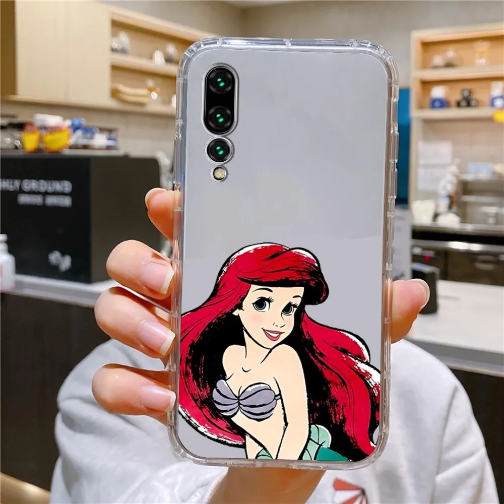 A-ArielS-The M-MermaidS Phone Case For Xiaomi 11 Redmi Note 11 5G 8T 9A 9 10T Note8Pro Note9 12SUltra Transparent Case