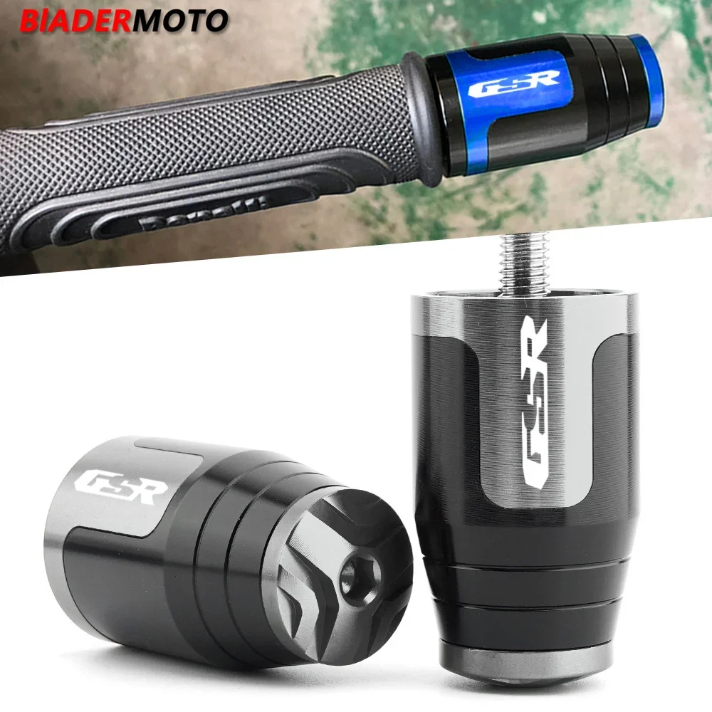 For SUZUKI GSR750 GSR600 GSR400 GSR  2006-2018 Motorcycle Handle Bar End Weight Handlebar Grips Cap Anti Vibration Silder Plug