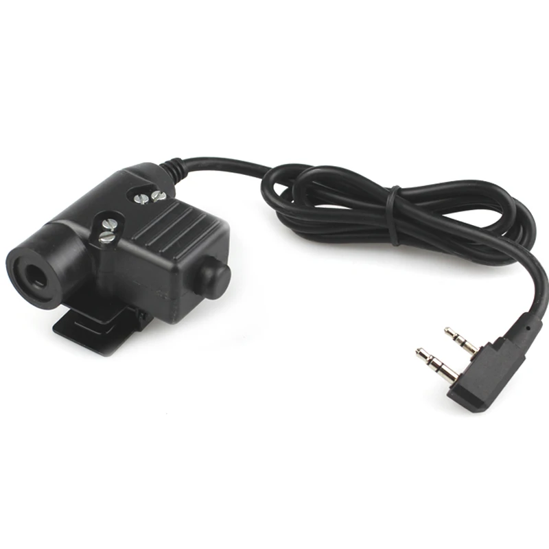 Military U94 PTT Cable Adapter Z113 Standard Version for Walkie Talkie Motorola Kenwood TYT F8 BAOFENG UV-5R ICOM Midland Radio