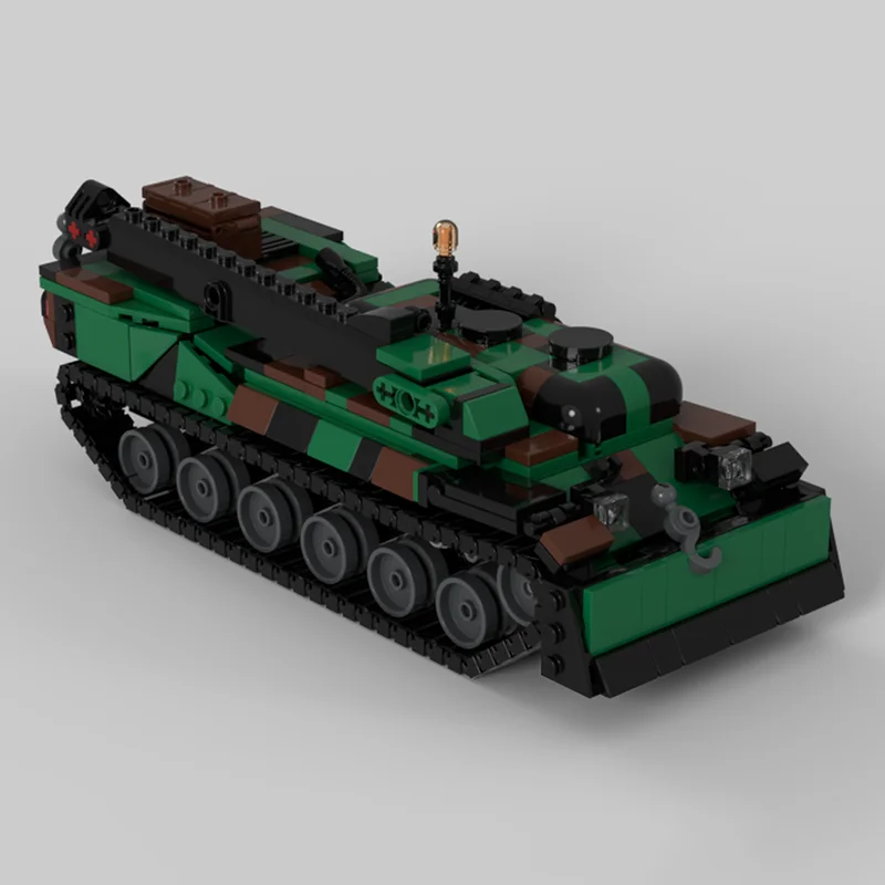 نموذج سيارة مدرعة Moc قوالب بناء الجيش خزان الانتعاش نموذج التكنولوجيا وحدات كتل هدايا عيد الميلاد اللعب لتقوم بها بنفسك مجموعات الجمعية