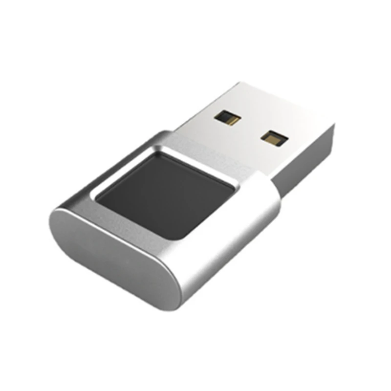 

Silver USB Fingerprint Reader USB Fingerprint Reader Module Hello Fingerprint Dongle For Windows 10/11 Laptops