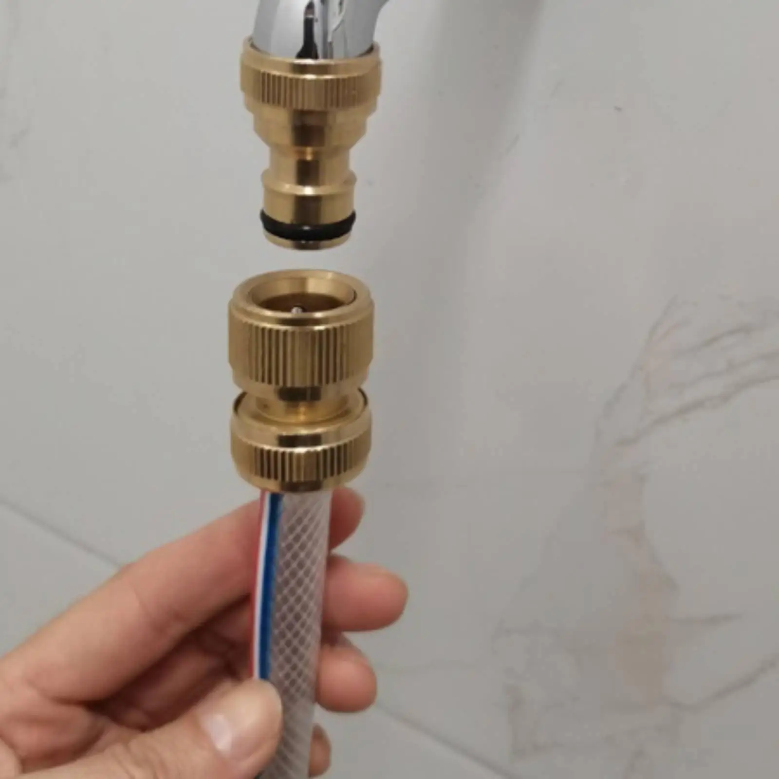 High Pressure Washing Machine Connector with Built in Filter Quick Connect Hose Fitting for Garden Hose Sprayer