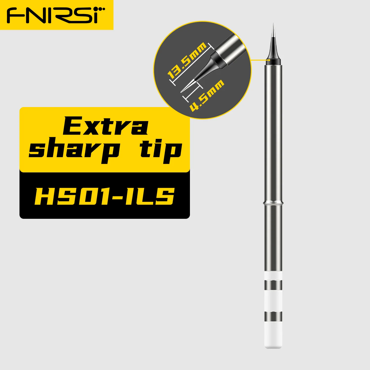 FNIRSI-Punta de soldador HS-01, Kit de estación de soldadura sin plomo, tipo de calefacción interna, HS01-BC2 B2 ILS KR K65 BC3