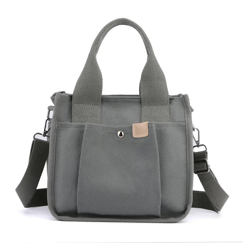 Canvas Hobos Bag Women Handbags Female Designer Large Capacity Leisure Shoulder Bags for Travel Weekend Outdoor Bolsas Colors