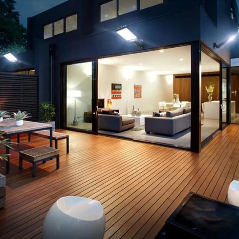 LÁPIDOS-luces solares Luces de pared de jardín Sensor Iluminación de seguridad Jardín Terraza Iluminación de calle