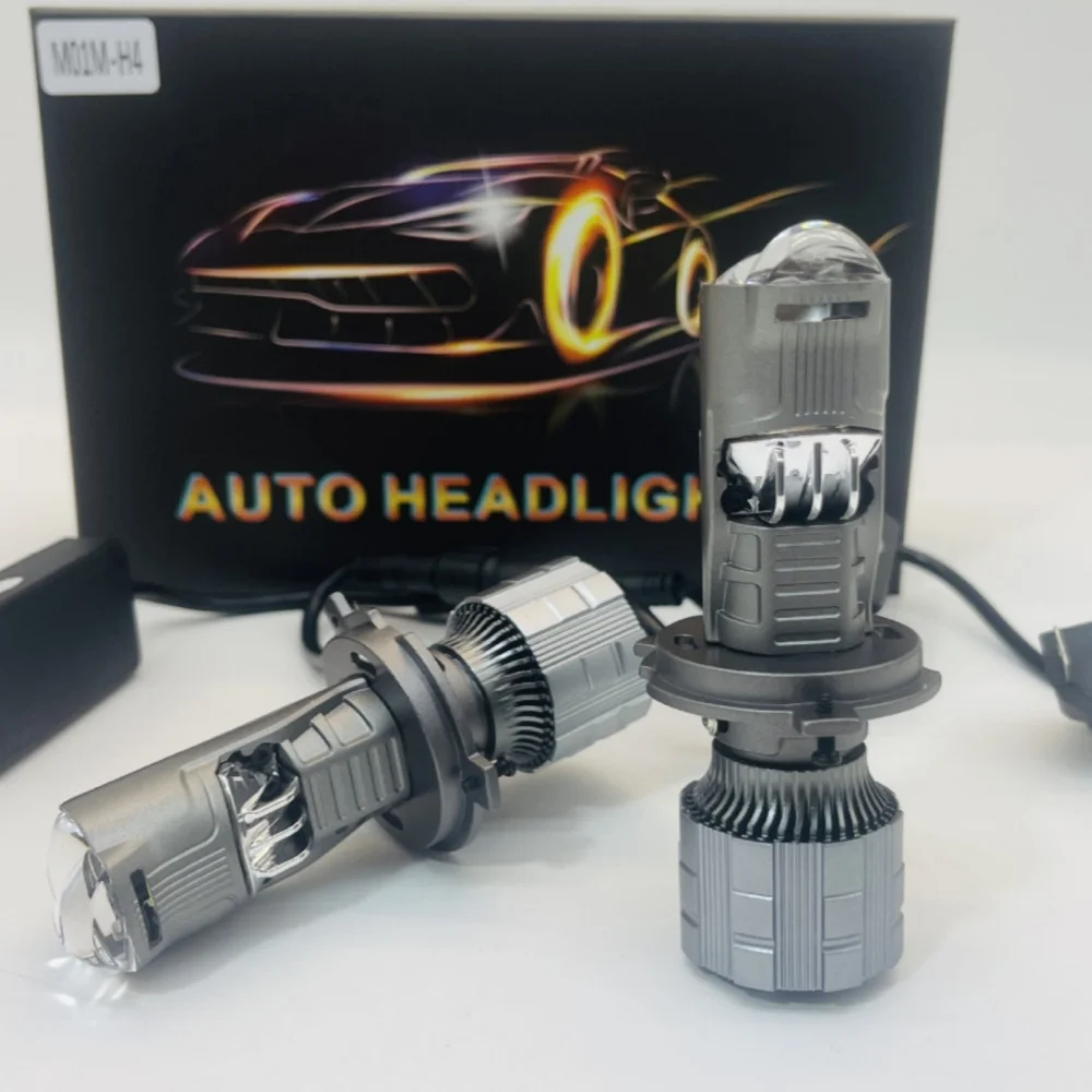

H4 H7 Car Headlight Lamp Mini Double Projector Lens LED Bulb Canbus 48W 4800LM Hi/Low Beam for Auto motocycles Headlamp Bulb