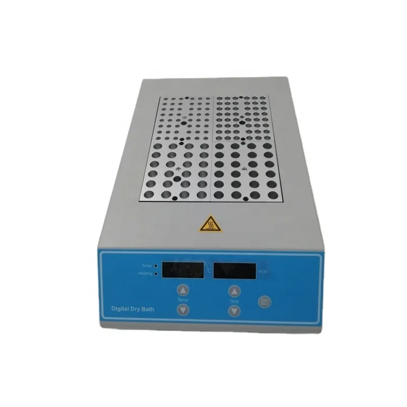 

4 Blocks Included Mini Metal Bath Heating Dry Bath Lab Use Dry Bath Incubator
