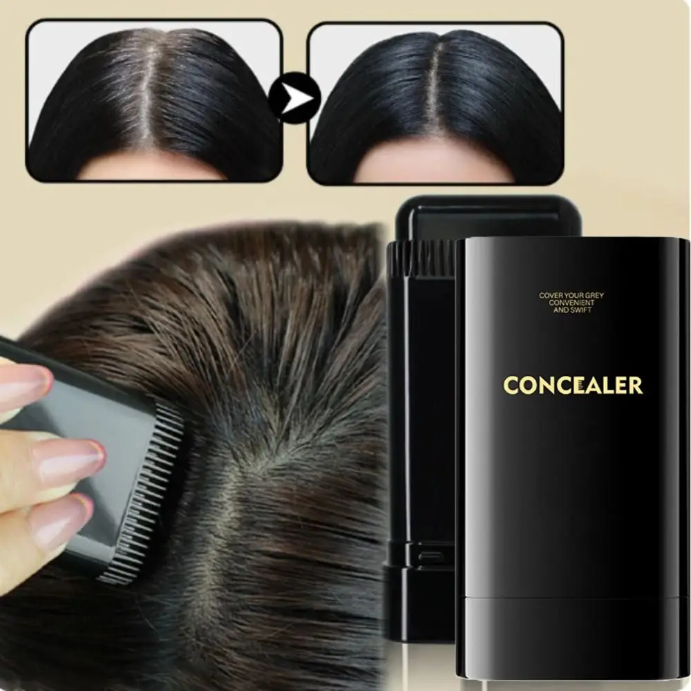 New Waterproof Comb Hair Dye Black Color Easy to Use Hair Colouring Cream Sweat-proof Hair Dye Comb Stick for Gray Hair Coverage