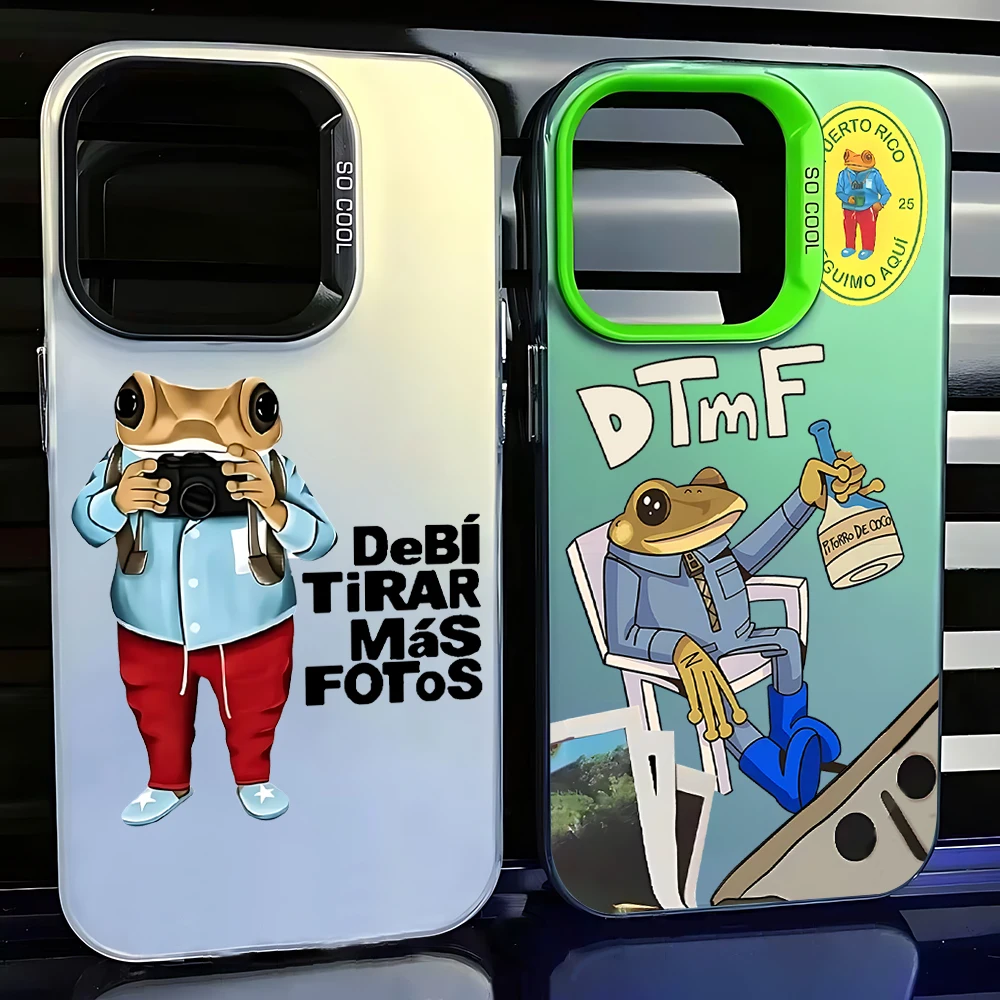 Funda de Teléfono con Diseño de Cantante de Moda B-Bad Bunny para iPhone 17 16 15 14 13 12 11 mini Pro Max X XR XSMAX 8 7 Air Plus, Anti-Caídas, Acabado Mate