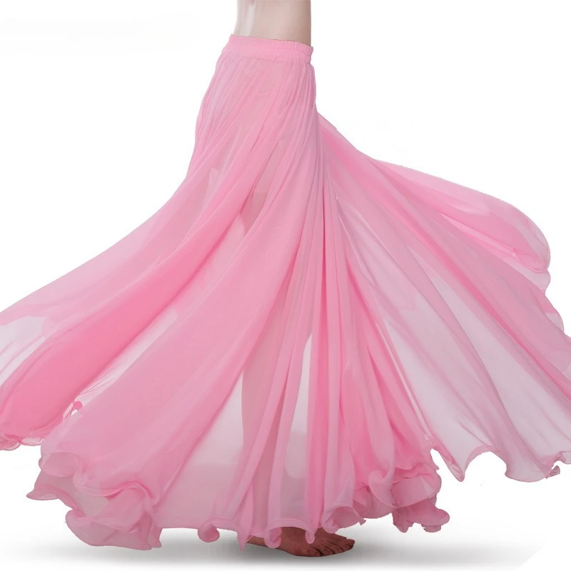 Trajes de dança do ventre personalizados, vestido inferior, meio corpo, saia longa, plus size, roupa de dança oriental, gordura mm720 graus, saia grande balanço