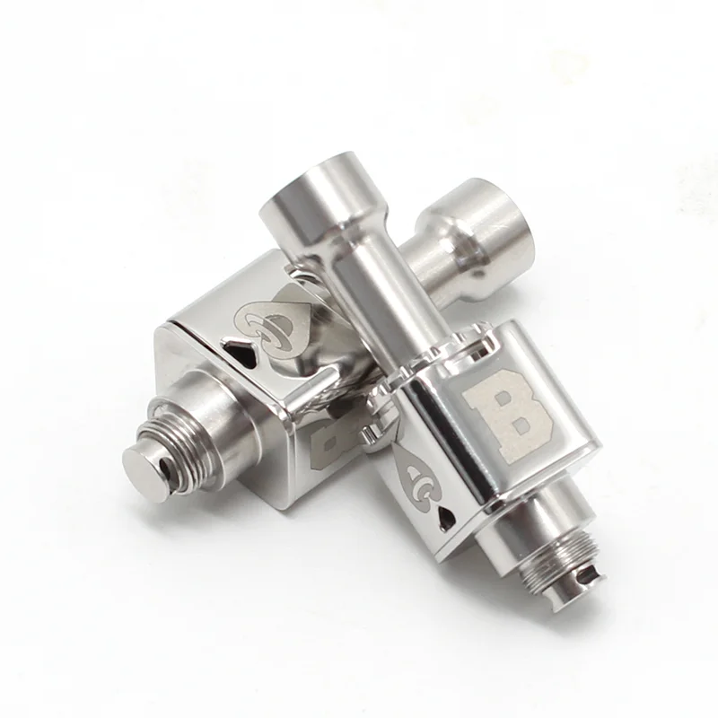 Atomiseur précieux pour boîte à billettes, mod BB DNA, 60W, modes MTL à RDL à DL avec 8 broches à air, SXK Spade RBA par Blackrose BB Bridge Boro