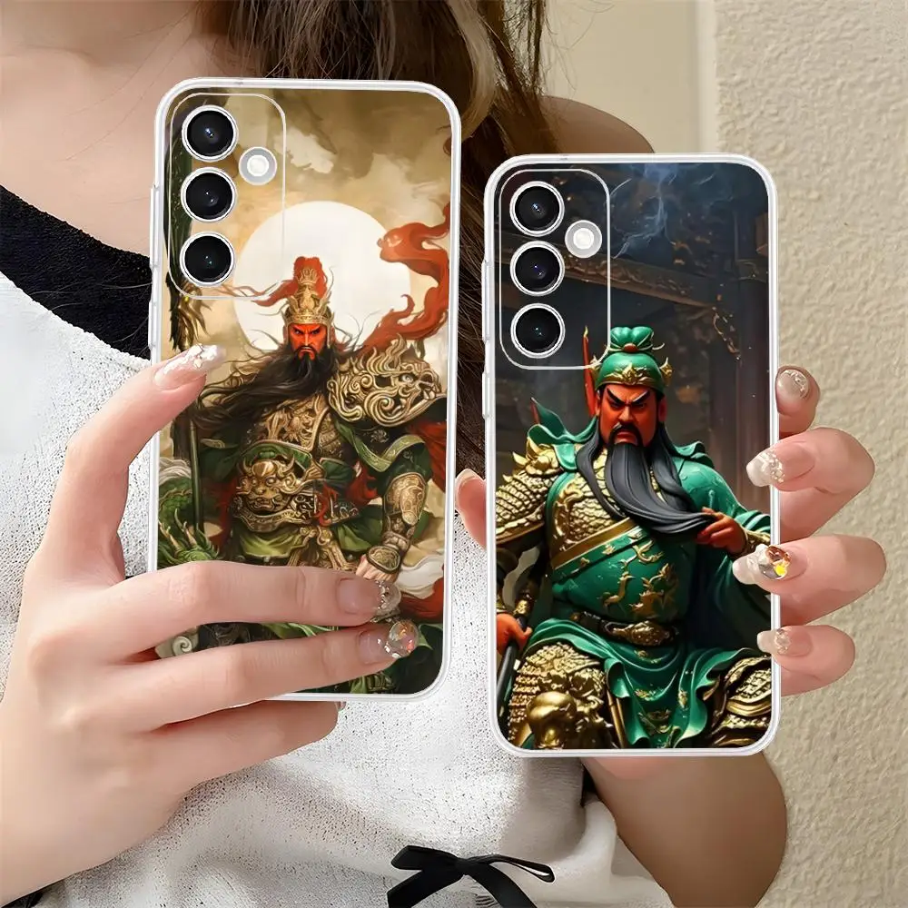 God War Guanyu Phone Case for Samsung Galaxy S25 S24 S23 S22 S21Plus FE Ultra Soft TPU Clear Shockproof Cover