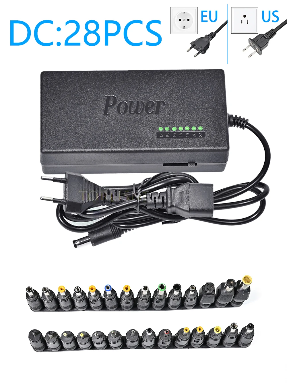 96W Universele AC Laptop Power Adapter 12V 15V 16V 18V 19V 4.5A 20V 24V Oplader Draagbare Voor Asus Acer Sony Lenovo Dell Hp MSI