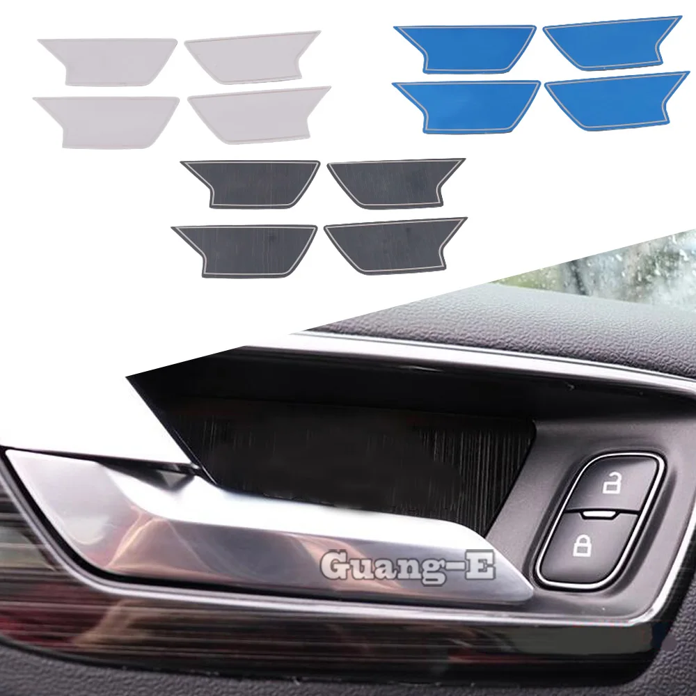 

Для Ford Focus 2019 2020 2021 2022, рама из нержавеющей стали, внутренняя дверь, чаша, наклейка, крышка, отделка подлокотника, авто аксессуары для интерьера