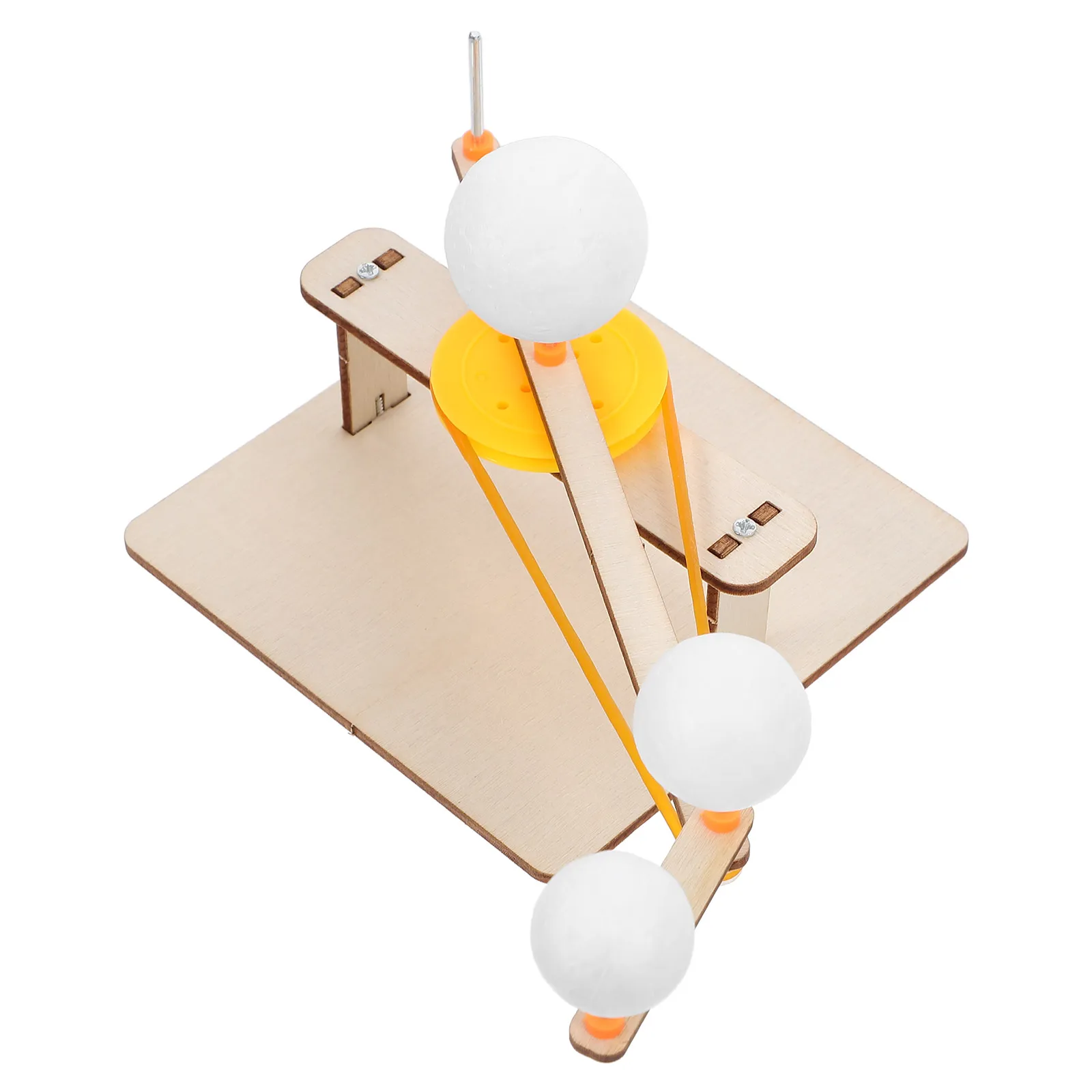 

1 set Three Ball System Wood Model Kit Sun Moon Science Astronomy Demo School Teaching Props DIY Astronomy Tool