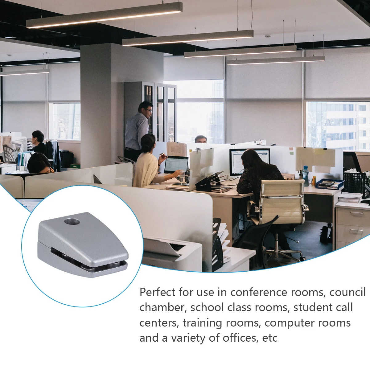 

6pcs Glass Board Bracket Desk Baffle Clip Holder Vertical Screen Privacy Panel 2 15mm Adjustable Thick Curved Edge Safe Office