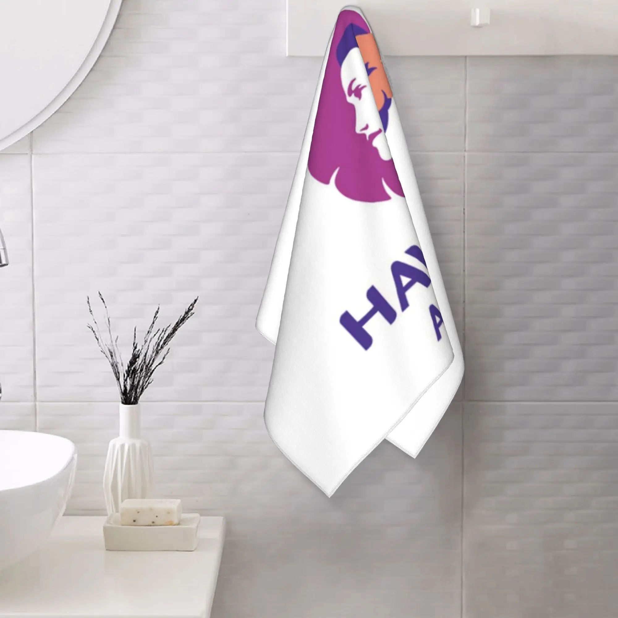 Custom Hawaiian airlines Herc Travel End of Southern Summer Sale Soft Face Towel Quick Dry Pool Bath Cotton Towels Breathable