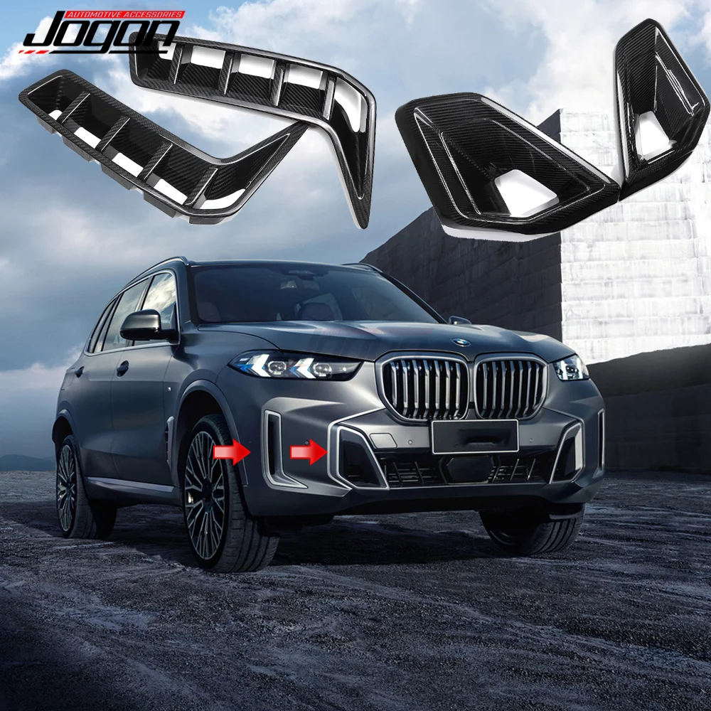 

For BMW X5 G05 G18 2023+ Carbon Fiber tuyere Car Front Bumper Air Intake Vent Trims Parts Upgrade Body kit For BMW Accessories