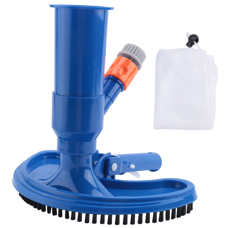 

PZHI-Portable Pool Vacuum For Above Ground Pool With Brushes And Bag, For Spa Hot Tub,Inflatable Pools&Fountains(US Standard)