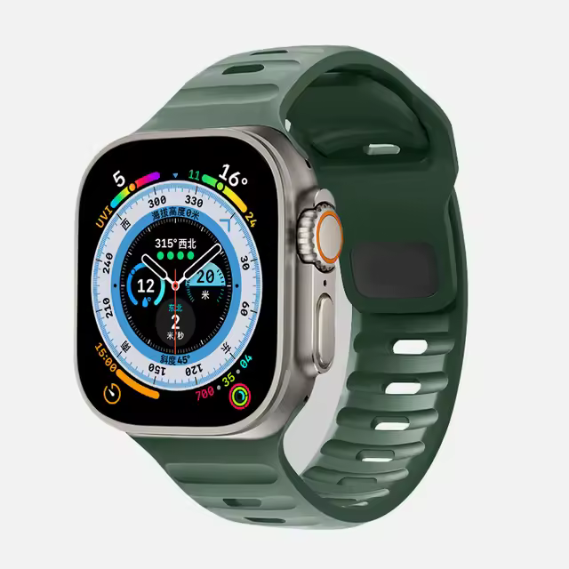 Strap For Apple Watch Band 49mm 44mm 45mm 41mm 40mm 42mm 38mm Soft Silicone sport Bracelet iwatch Serise 8 7 SE 6 5 9 Ultra 49mm - Image 7