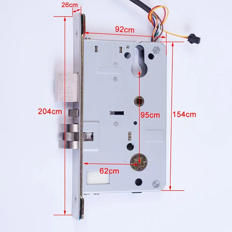 Titanium Aluminum Alloy Material Fechadura Inteligente Electric Hotel Door Lock Card System