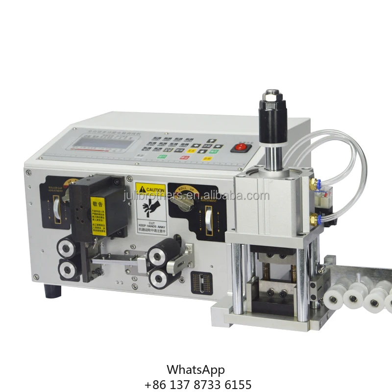

800F Flat Ribbon Cable Cutting Stripping Machine With Slit Function Stripping Machine For Parallel Wire