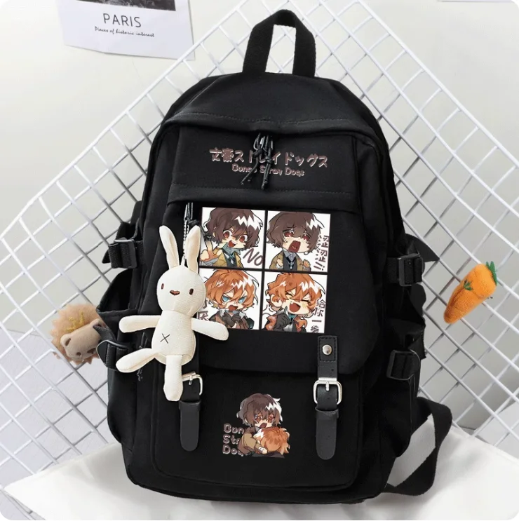 Anime Dazai Osamu Schult asche Rucksack Hoch leistungs Umhängetasche Cosplay Student Teenager Geschenk B202