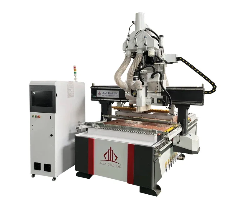 China Manufacture Woodworking 1325 Wood Carving Atc Cnc Router Cutting Machine with Saw Blade