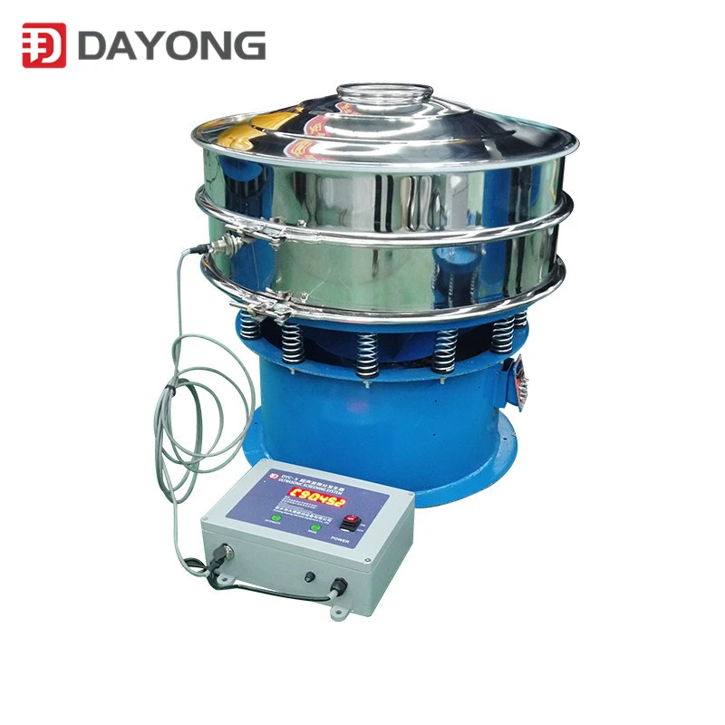 1200mm Ultrasonic Rotary Vibrating Screen With New Motor Core Component For Battery Aggregators Elements