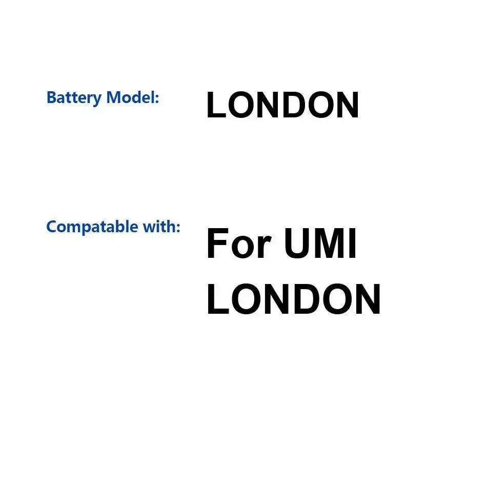 

Mobile Phone Battery For Umidigi Umi London High Compatibility Environmentally Friendly 2050Mah