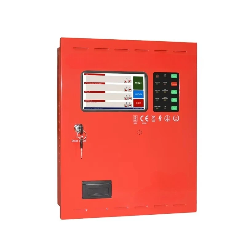 Fireproof panel Addressable loop alarm control panel with touchscreen