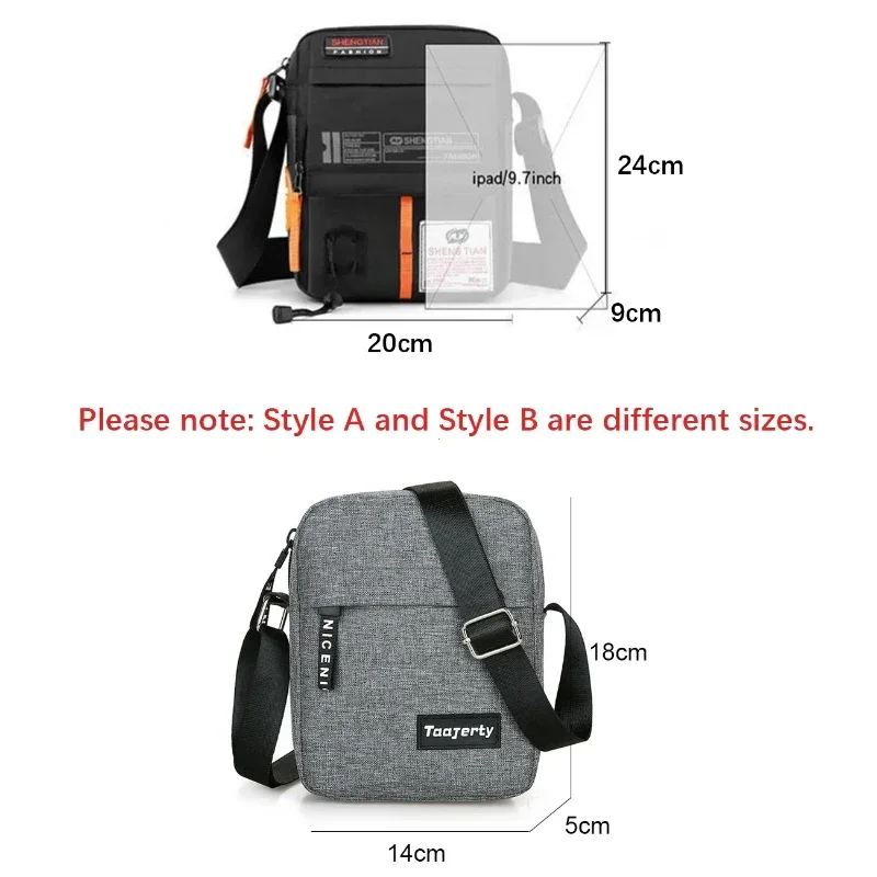 New Fashion Oxford Bags Men\'s Shoulder Bag Man Waterproof Messenger Crossbody Bags for Men 2024 Business Bags for Men 브랜드 가방