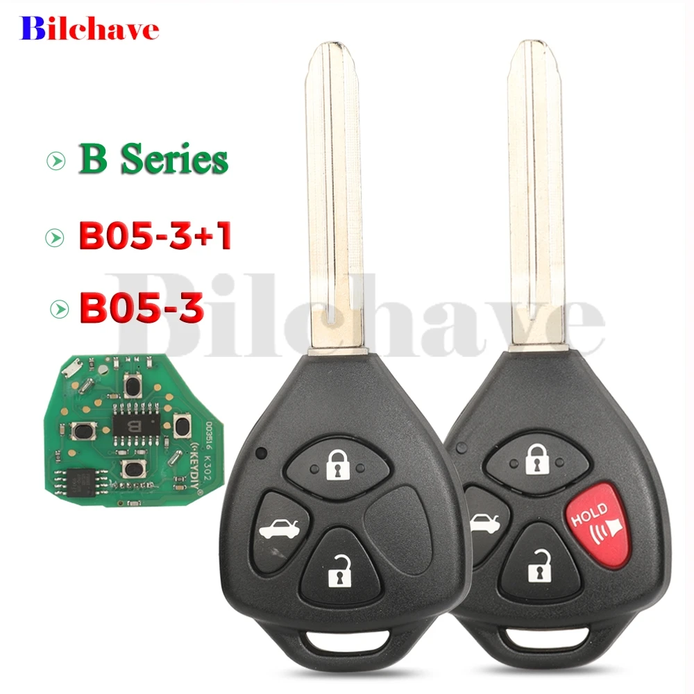 jingyuqin Universal KD B05-3 B05-3+1 B Series 3/4Buttons Remote Control Car Key For KD900/MINI KD/KD MAX Key Programmer Remotes
