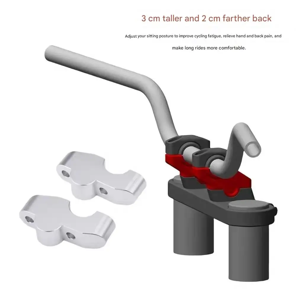 FOR Precision Fit Handlebar Riser Extenders Fit SYM Husky ADV300 Husky 300 High Toughness Anti-Bending Easy Bolt-On Installation