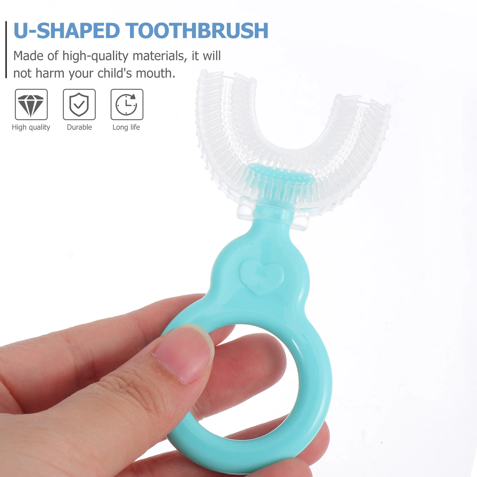 

4 Pcs Toothbrush for Kids Manual Practical Mouth Care Teeth U-Shape Children Adorable