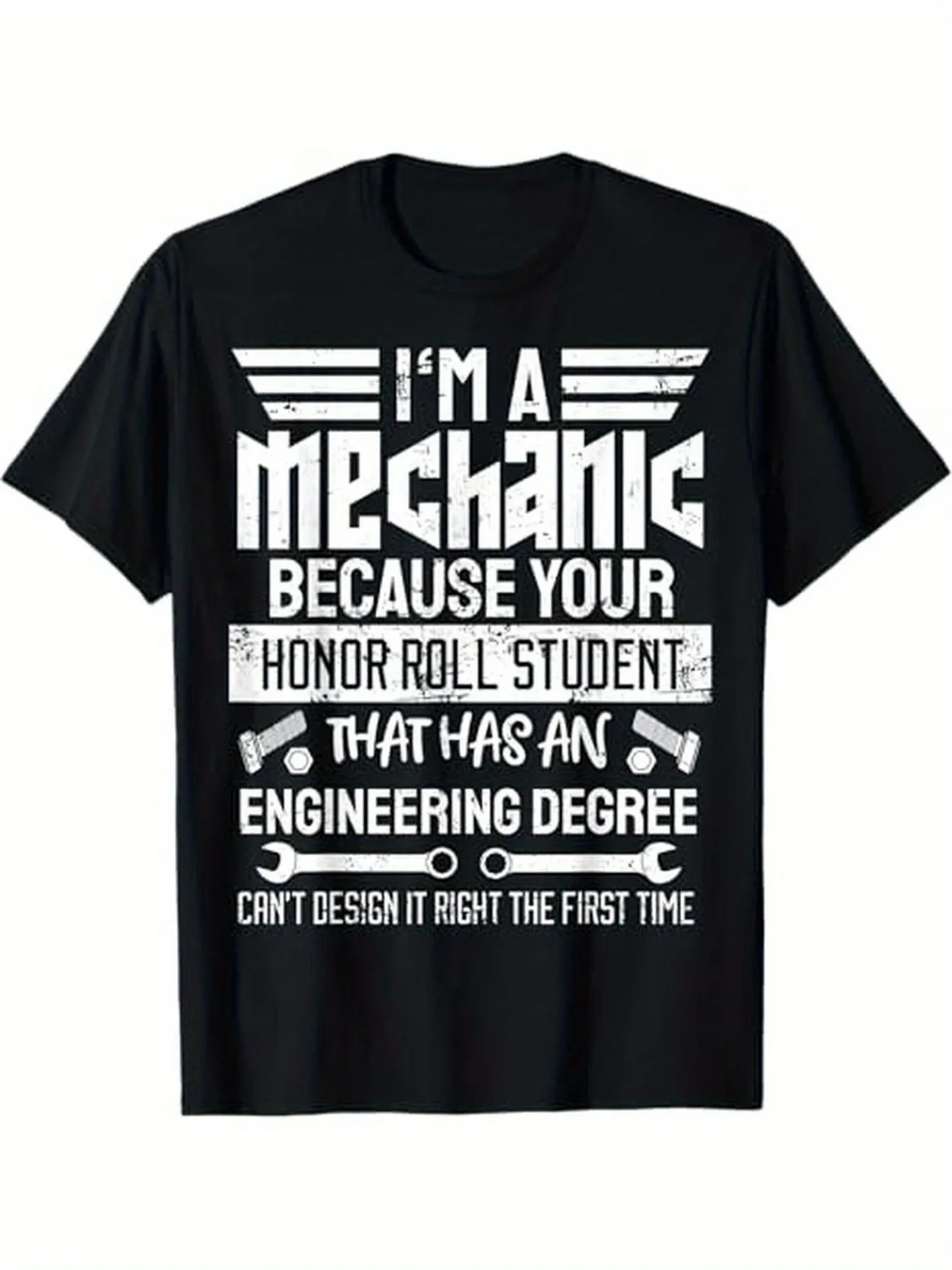تي شيرت Mechanic Auto for Man Mechanic Repair Garage Shop للرجال، 100% قطن، هدية ميكانيكي تلقائي، S-XXXL، أسود