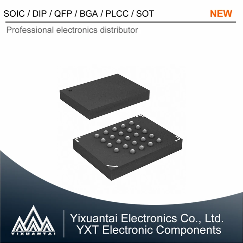 MT25QL02GCBB8E12-0SIT  MT25QL02GCBB8E12  Marking  RW261【 FLASH - NOR Memory IC 2Gbit SPI 133 MHz 24-T-PBGA (6x8)】5pcs/lot New