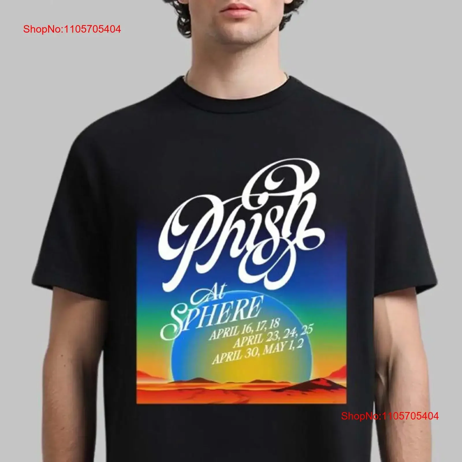 Phish Live A Vegas Sphere 2026 Multicolor s T Shirt long or short sleeves vintage Washed Comfortable homme graphic Casual