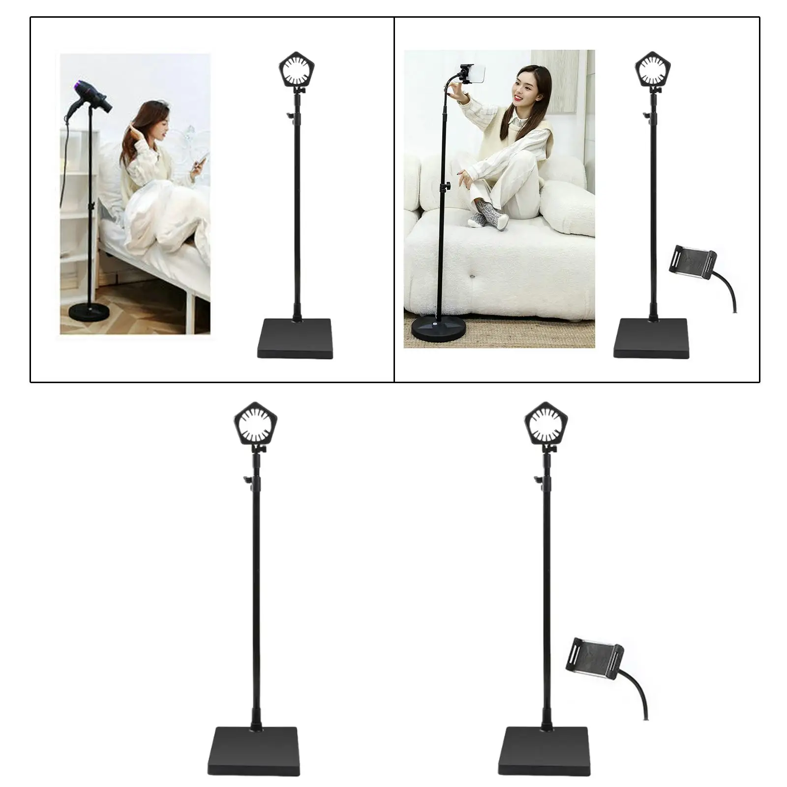 

Подставка для фена Практичная вращающаяся на 360° держатель для фена Hands Free Высота держателя