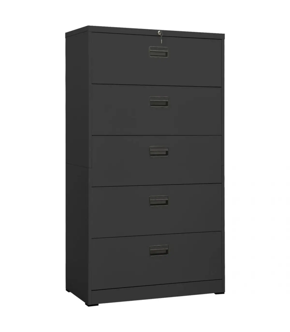 Filing cabinets anthracite gray steel filing cabinet 90x46x164 cm