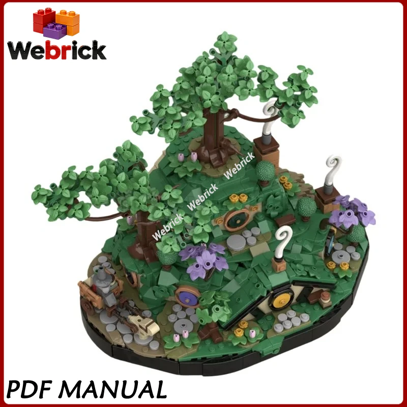 

Movie Series Medieval Modular Building MOC, Vintage Medieval Castle & Tavern Bricks Set, Detailed Assembly Toy for Fans